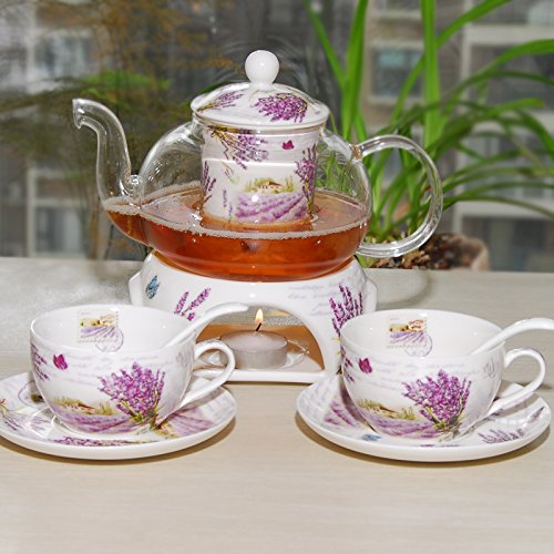 Kendal 27 Oz Tea Maker Teapot With A Porcelain Warmer And 2 Set Of Porcelain .. 17 51Zutge%2B08L