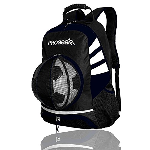Soccer Backpack w/Ball Pocket Sports Gym Bag Holds Shoes, Cleats