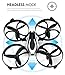 TOZO Q2020 Drone RC Mini Quadcopter Altitude Hold Height Headless RTF 3D 6-Axis Gyro 4CH 2.4Ghz Helicopter Steady Super Easy Fly for Training [Black]