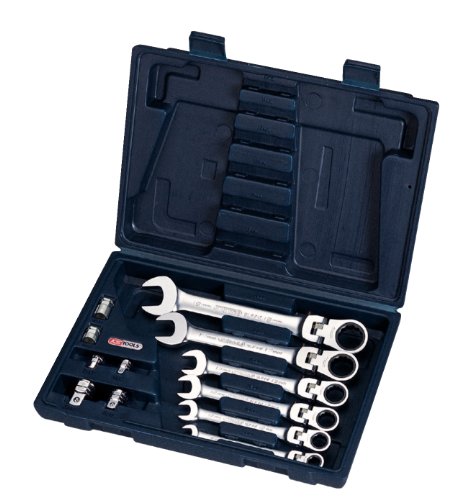 Ks tools 5034867 combination ratcheting spanner set &qu…