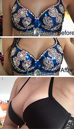 Silicone Push Up Adhesive Sticky Bra Inserts Reusable Backless Strapless Invisible Breathable Breast Pads - Nude