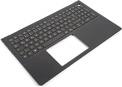 Dell Inspiron 15-3510 3520 3530 Palmrest Keyboard German Black 054WVM
