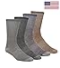 4 Pairs Merino Wool Socks Mens Hiking Socks, MADE IN USA, 77% Wool
