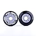 8-pack, Cougar Inline Skate/Rollerblade Wheels (Jet Black, 76mm)