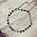 Simsly Moon Double Anklets Bracelets Dainty Silver Sequins Summer Beach Foot Chain Jewelry for Women and Girls