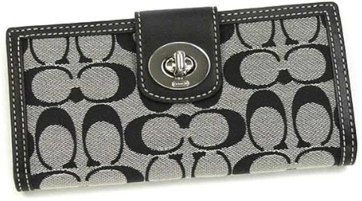 gray coach wallet