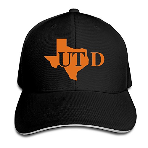MayDay University Of Texas At Dallas UTD Baseball Sandwich Cap Black