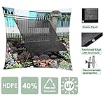 Agfabric 40% Rating- 10ftx 20ft Prefabricated Sunblock Shade Panel, Shade Tarp Panel with Gromments, for Greenhouse, Barn or Kennel, Pool, Pergola or Carport