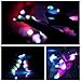 ZPTONE LED Gloves Finger Lights Fingertips Flashing 3 Colors 6 Modes Black Rave Gloves Halloween Costume Party Favors Light Up Toys Novelty Christmas Gift (White)