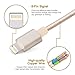 Winage 3Pack 3ft 6ft 10ft Charger Cable Nylon Braided Sync and Charge Cord with Aluminum Heads Compatible with iPhone7/7 plus/ SE/ 6/6s/6 plus/6s plus, 5c/5s/5, iPad Air/Mini, iPod Nano/Touch(Gold)