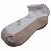 Aetrex Copper Sole Socks Non-Binding - White - Extra Cushioning - Ankle