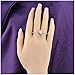 Mytys Love Forever Cubic Zirconia 2 Finger Ring Fashion Cocktail Statement Wedding Silver Ring