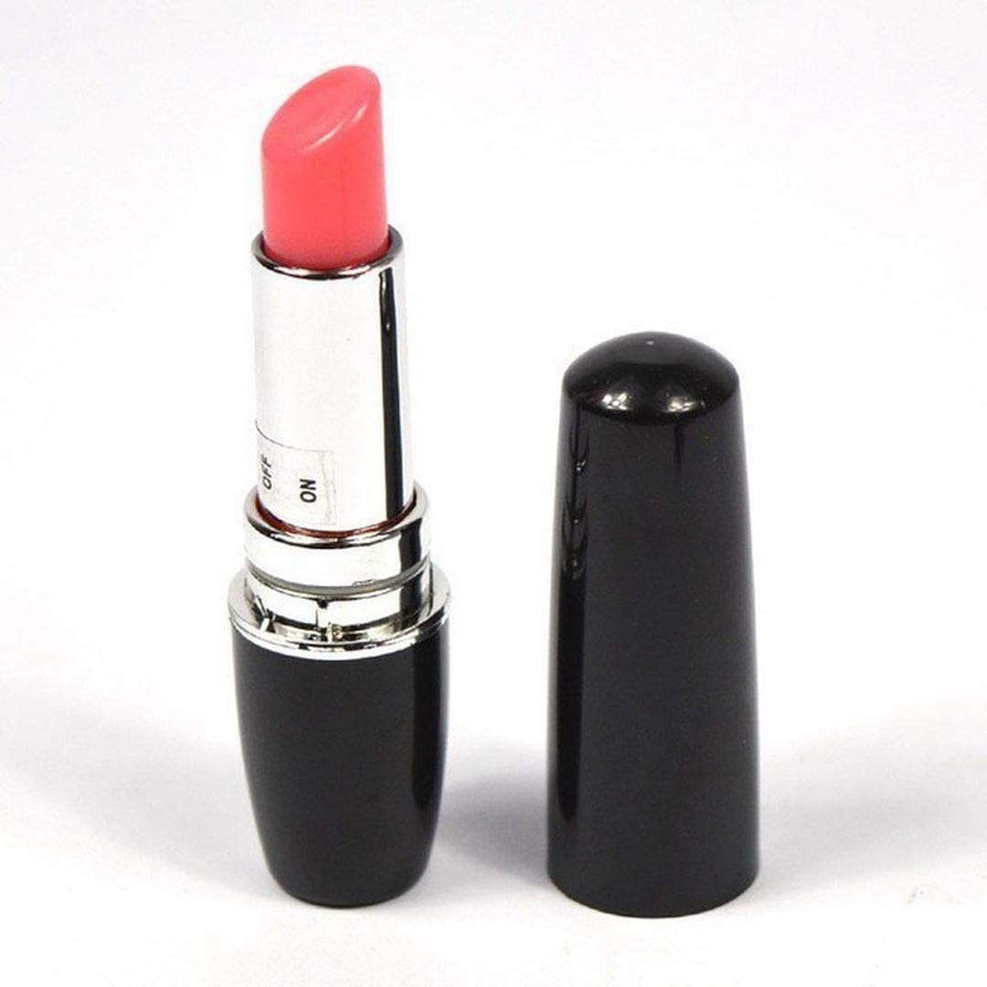 Rabbit Toys Mini Vibrato Lipstick Shape Women Bullet Massage Funny Toy Product Electric Vibrating Waterproof,Black