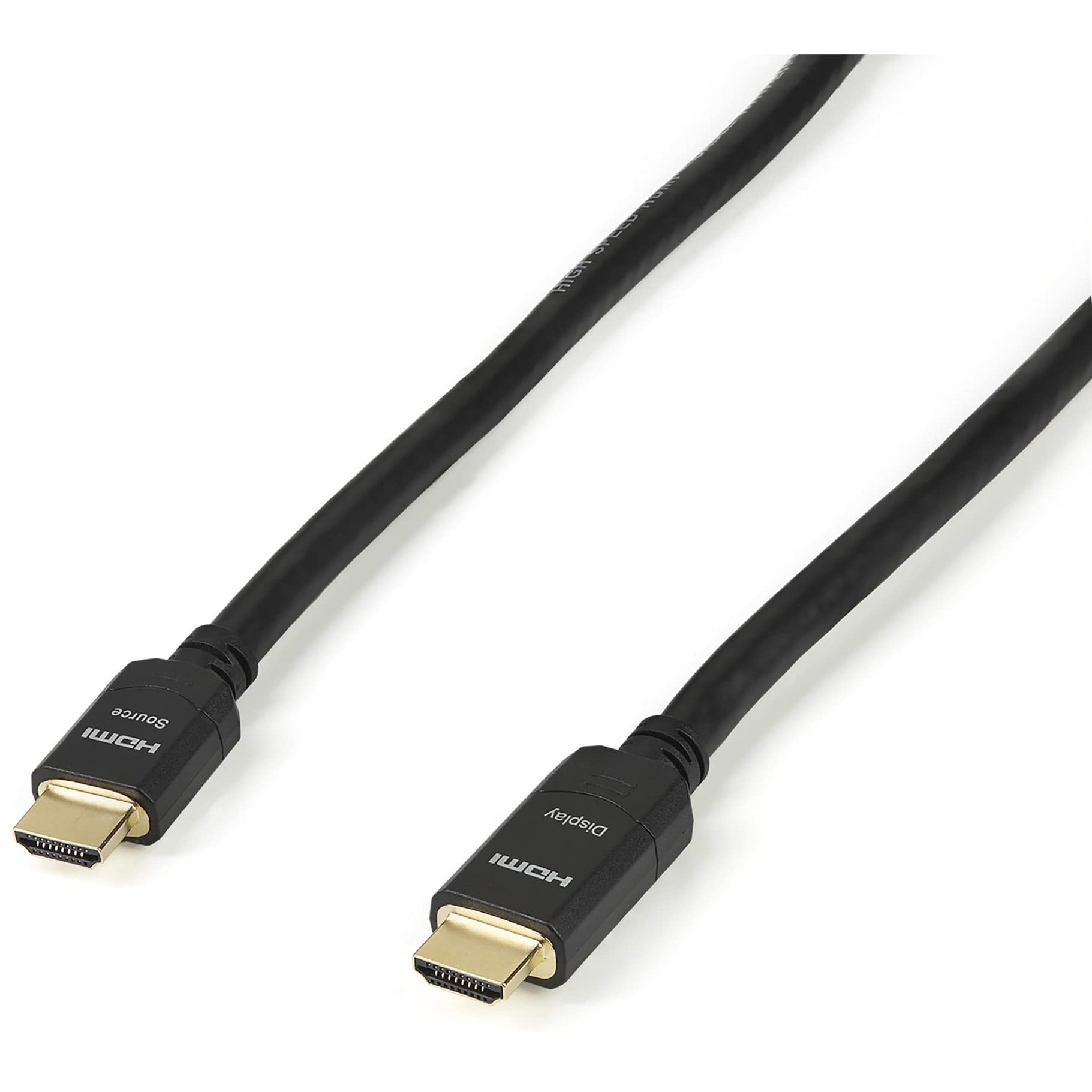 StarTech 65ft (20m) Active High Speed HDMI Cable, 4K 30Hz,1080p 120Hz, HDCP 1.4,ARC, Gold Plated Connectors, UHD HDMI 1.4 Cord for TV, Monitor,Display