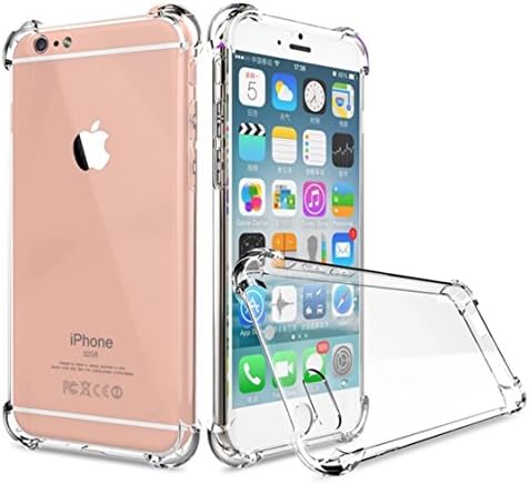 iPhone 7 Plus Case, iPhone 8 Plus Case, JINKS Apple iPhone 7/8 Plus Crystal Clear Shock Absorption Technology Bumper Soft TPU Cover Case for iPhone 7 Plus (2016)/iPhone 8 Plus (2017) - (Clear)
