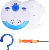 Zunate Mini Shower Radio Portable Waterproof FM Speaker Long Battery Life Easy view 1