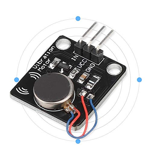 ASHATA Vibration Module,Vibration Motor Module DC Motor Mobile Phone Vibrator for Arduino,Easily Convert Electrical Signals to Mechanical Vibration. - Thumbnail 2