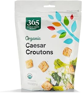 365 by Whole Foods Market, Organic Caesar Croutons, 4.5 Ounce