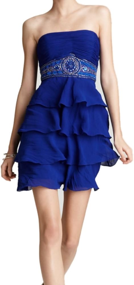 sapphire blue cocktail dress
