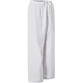 VKT Kids Youth Karate Pants Taekwondo Uniform White Gi Martial Arts gi jiu Jitsu Trousers for Training or Competition