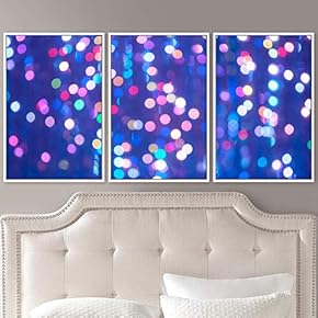 signwin 3 Piece Framed Canvas Wall Art Abstract...