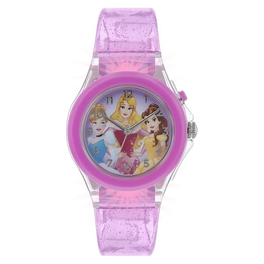 Disney Princess Reloj Analógico para Niñas de Cuarzo con Correa en ...