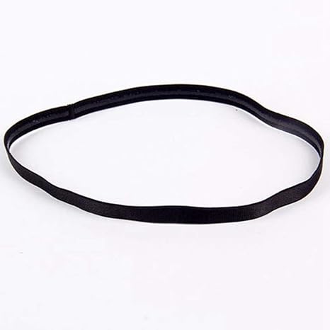 Weisheng 2 Pcs Candy Color Headband Women Men Elastic Sports