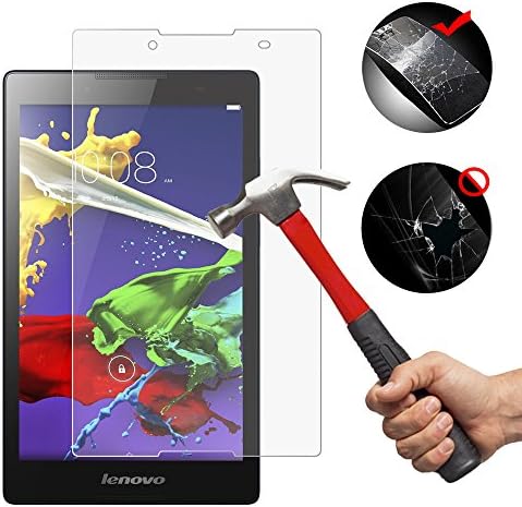 Lenovo Tab 2 A8 Screen Protector,Cooper GTV 0.3mm Ultra Thin 9H Hardness 2.5D Round Edge Anti-scratch Fingerprint Tempered Glass Screen Protector for Lenovo Tab 2 A8-50F Tablet
