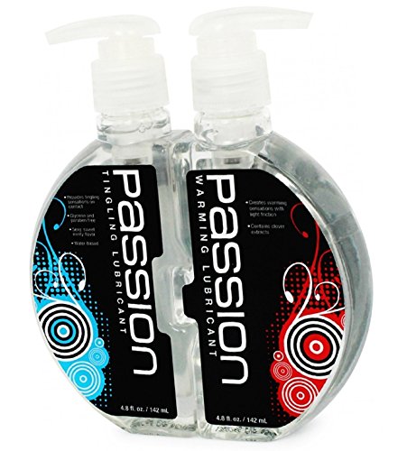 Passion Water Based Lubricant Twin Pack Warming And Tingling Water