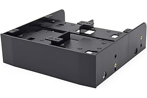 2.5" , 3.5" HDD , SSD to 5.25" Floppy Drive Hard Drive Bay Computer Mounting Bracket
