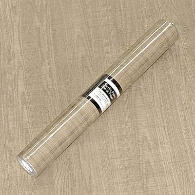 Vinyl Wallpaper Film Home Decoration Premium sterile Vinyl Flooring Sheet Wallpaper Sticker Multi-Usage Self-Adhesive Contact Paper Film Peel and Stick Removable Waterproof Oak Wood 24 X 118inch