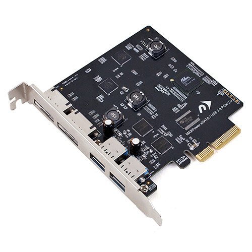 NewerTech MAXPower 2x 2 USB/eSATA PCIe 2.0 Host Adapter for Mac OS X 10.6 - 10.8.2