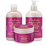 SheaMoisture Superfruit Complex 10-in-1 Renewal System w/Marula Oil & Biotin - Includes 13 oz. Shampoo, 13 oz. Conditioner & 12 oz. Hair Masque