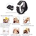 GBlife Bewell ZS - W109A Men Wooden Quartz Watch Round Dial Analog Handmade Wood Wristwatch (Ebony)