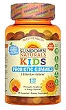 Sundown Kids Probiotic Gummies, 30 Count, Probiotic Gummies for Children, Kids Daily Dietary Supplement to Support Digestive Health in Yummy Fruit Flavors