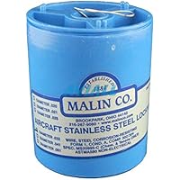 Malin Safety Wire / Lock Wire & Canister 0.020 Dia, 930 Ft.