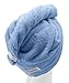 Turbie Twist Microfiber Hair Towel Wrap [Single Pack] – The Original Microfiber Hair Wrap As Seen On TV! Available in Pink, Blue, Purple and Aqua Hair Turban Towel Wraps (Blue)