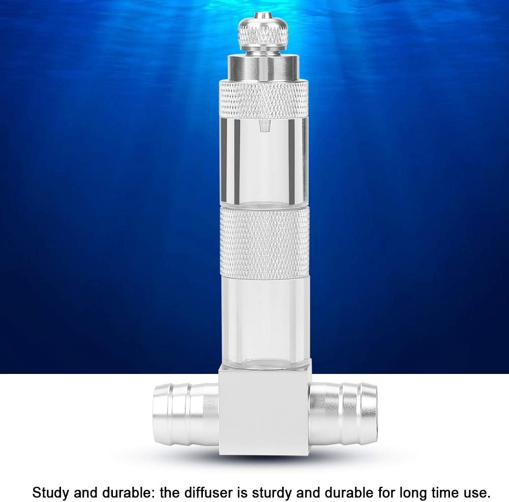 External CO2 Diffuser Injector for Planted Aquariums - Zinc Alloy Fish Tank CO2 Bubble Reactor Atomiser with Counter (2#) - Image 4