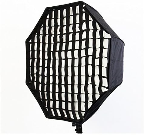 Neomark® 37"/ 95 cm Umbrella Octagon Light Box Softbox Speedlite for Portrait or Product Photography (37'' with grid)
