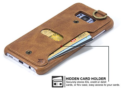 image for SPAYSI, Samsung Galaxy S8 Wallet Case Slim, Galaxy S8 Card Holder Case