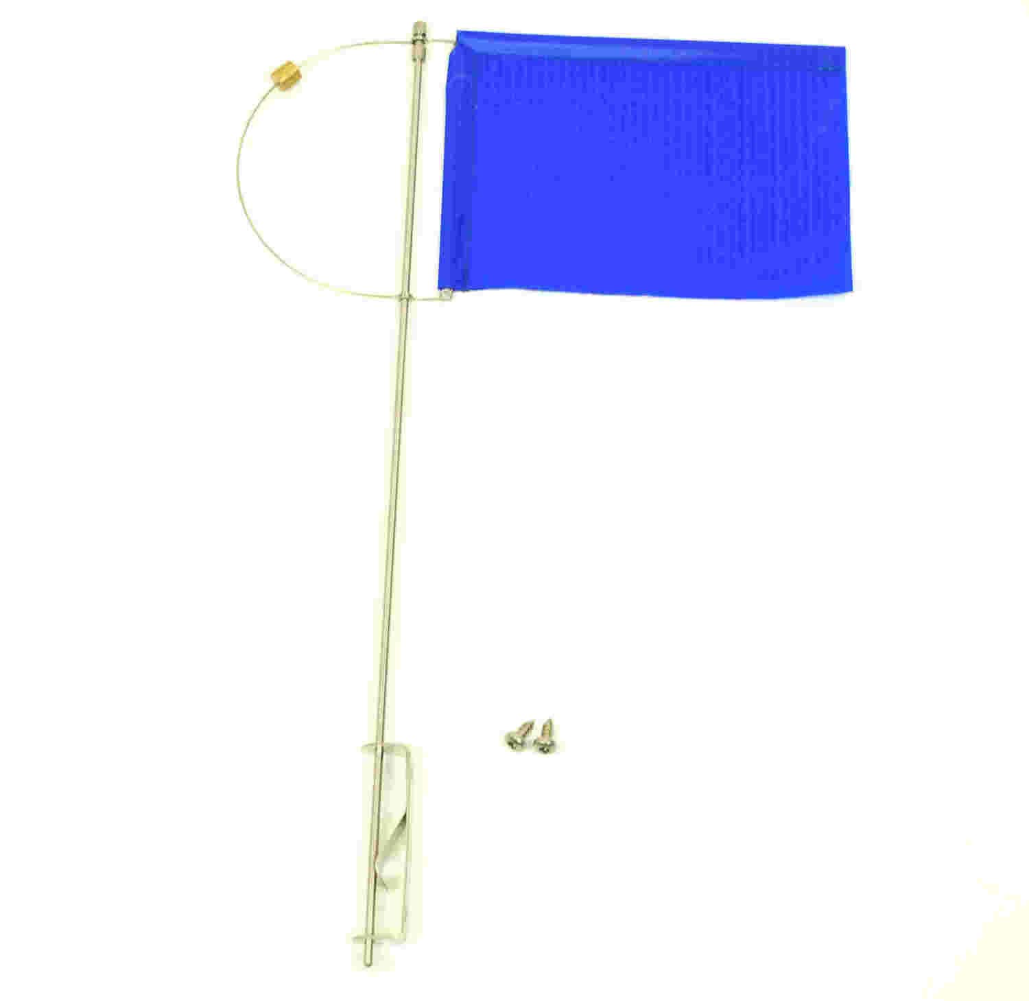 New Marine Verklicker Wind Direction Indicator with Counterweight for Sailing Boats Size 125 mm (Blue)