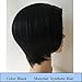 BeiSD Short Black Haircuts Natural Synthetic Hair Wigs For Black Women Black Short Wigs For Women African American Women's Wig