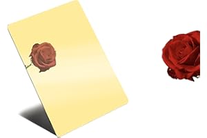 Polished Brass Sample for CT Copper Tailor Custom Stainless Steel Range Hoods, 2" by 3" Sheet