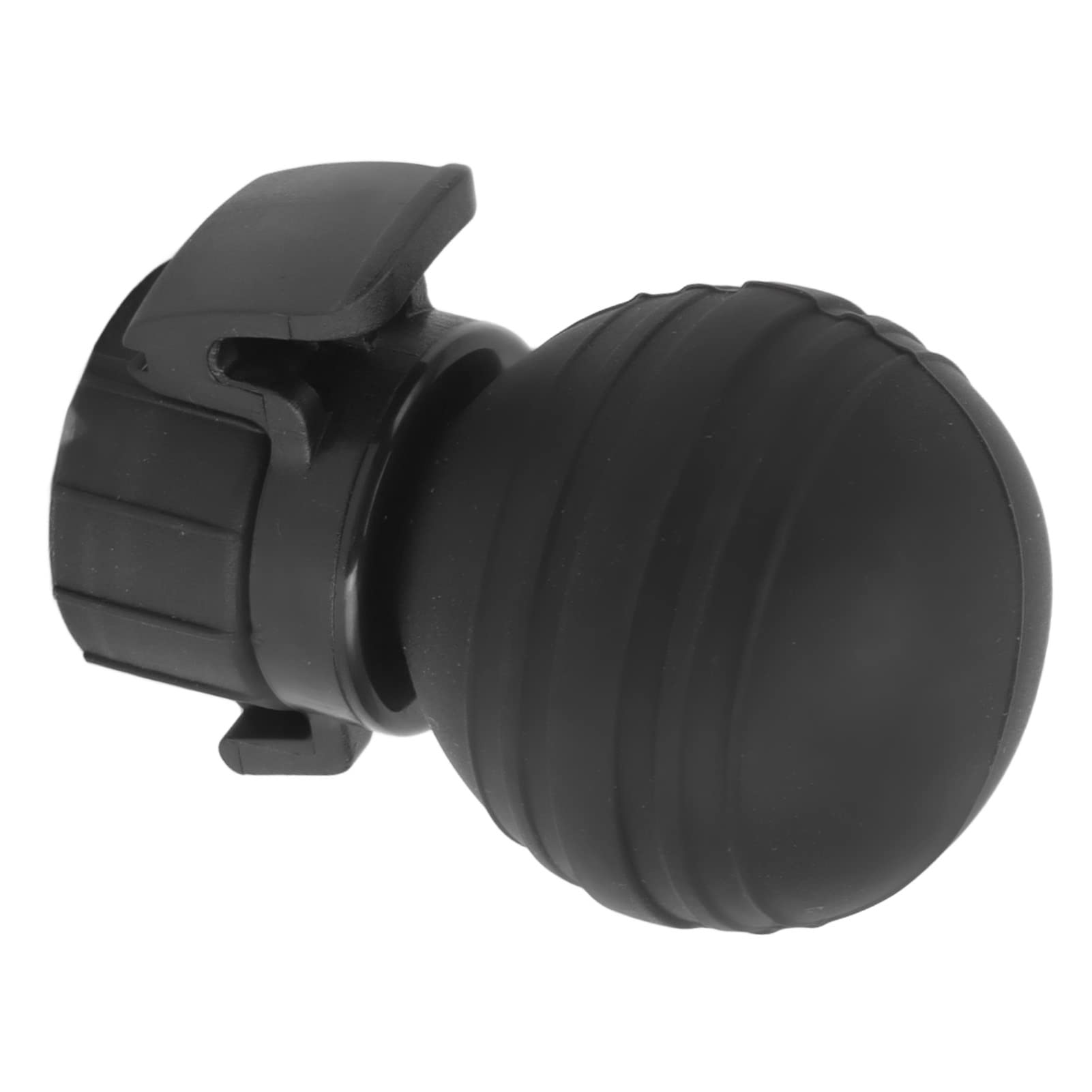 Soda Bottle Lid Silicone Leak Proof Carbonated Drink Air Pump Lid Keeper Pump & Pour (Black)