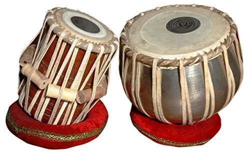 Handmade Steel Tabla Drum Set By Best Indian Professionals with Base N Cover