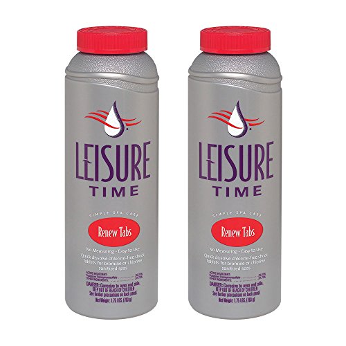 LEISURE TIME 4530502 Renew Tabs Hot Tub Shock, 2Pack Pricepulse