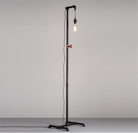 lamparas de pie vintage agua tuberias