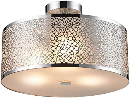 SereneLife AZSLLMP416 Ceiling Light/Lamp Light Fixture Metal Lighting Accent Semi Flush-Mount