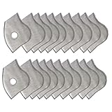 20 PCS PM2.5 Activated Carbon Filter Mouth Masks 5 Layer Protective Filter N99 Mask Filter Replacement