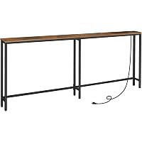 thumbnail image 2 of MAHANCRIS Console Table, 160 Cm Narrow Sofa Couch Table For 2 of 12